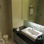 Adelphi Suites Bangkok Bathroom sink corner