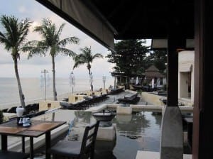 Pavilion Samui Villas & Resort is a beachfront property lounge area