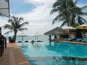 Samui Jasmine Resort Lamai pool beachfront location