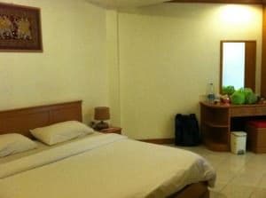 Casa Jip Guesthouse bed in room Patong Phuket