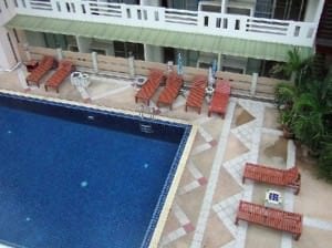 Eastiny Place Hotel Pattaya Beach Road pool from room view