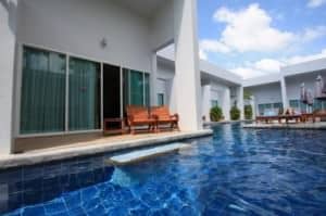 Kata Lucky Villas Phuket view outside room and pool