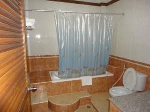 Karon Hillside Hotel Deluxe toilet and shower