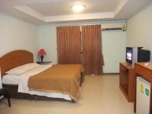 Convenient Resort bed and room view
