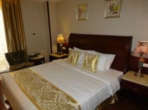Hanoi Tirant Hotel bed corner