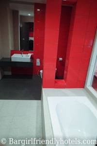 Bathroom inside the Alfresco Phuket Hotel