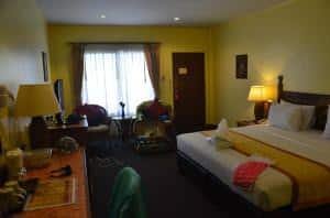 Sabai Resort room a bit messy