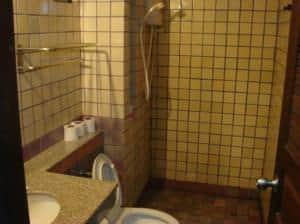Sutus Court 1 bathroom is wet room thai style