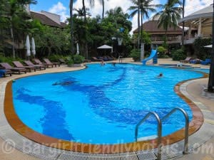 Swimming pool inside the Coconut Village Resort