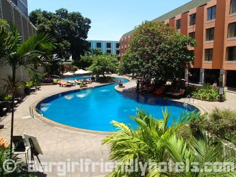 Main swimming pool at The Bayview Pattaya