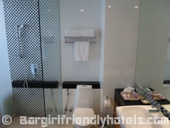 Modern bathroom in Hotel Icon Bangkok