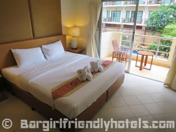 Standard room with balcony view at Bella Villa Prima Hotel