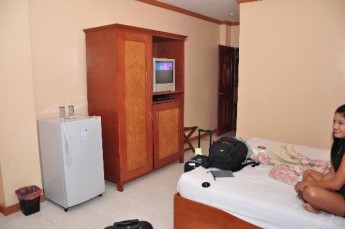 Pacific Breeze Hotel and Resort AC amenities in executive room