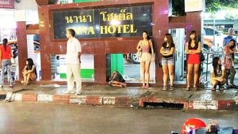 girls in front of nana hotel