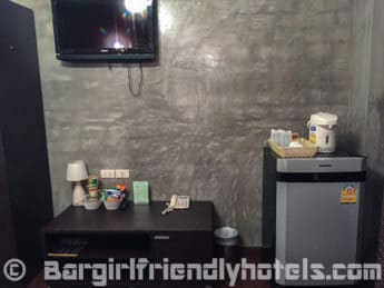 Superior room amenities with flatscreen TV and minibar