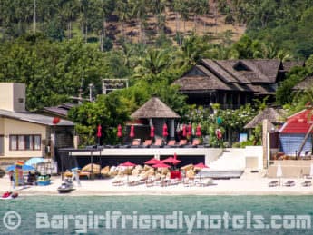 Kirikayan Boutique Resort seen from Chaweng beach