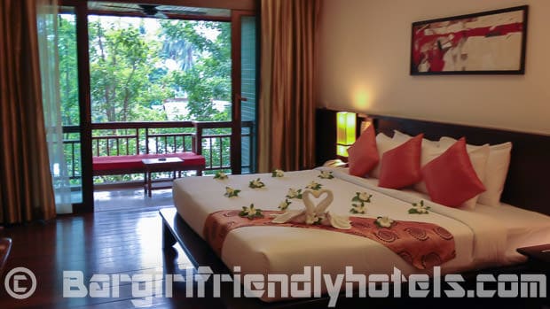Deluxe room category inside the Ao Nang Phu Pi Maan Resort